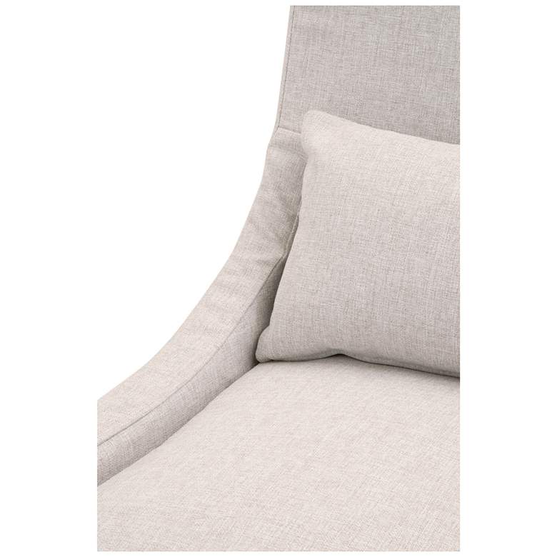 Image 6 Adele Outdoor Slipcover Dining Chair, Performance Blanca, Gray Teak more views