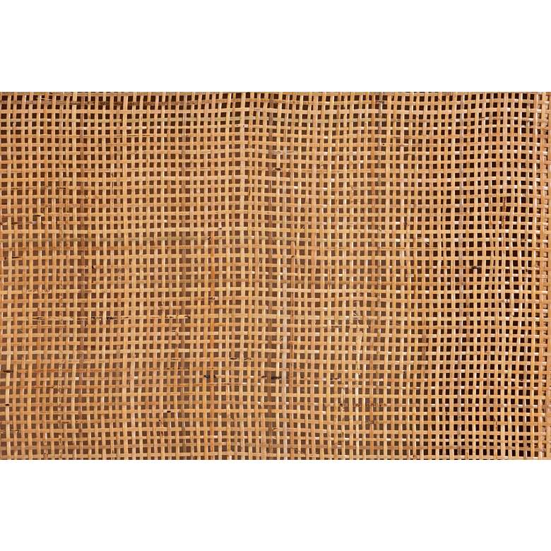 Image 4 Adelia 20 1/2" Wide Natural Brown Rattan 1-Drawer Nightstand more views