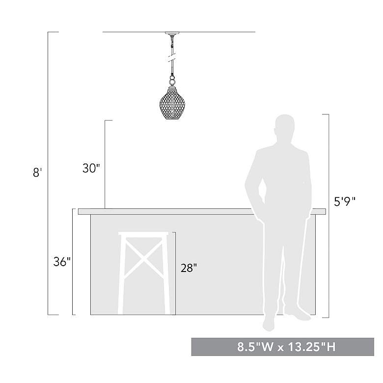 Image 7 Adeline 1-Light Mini Pendant more views