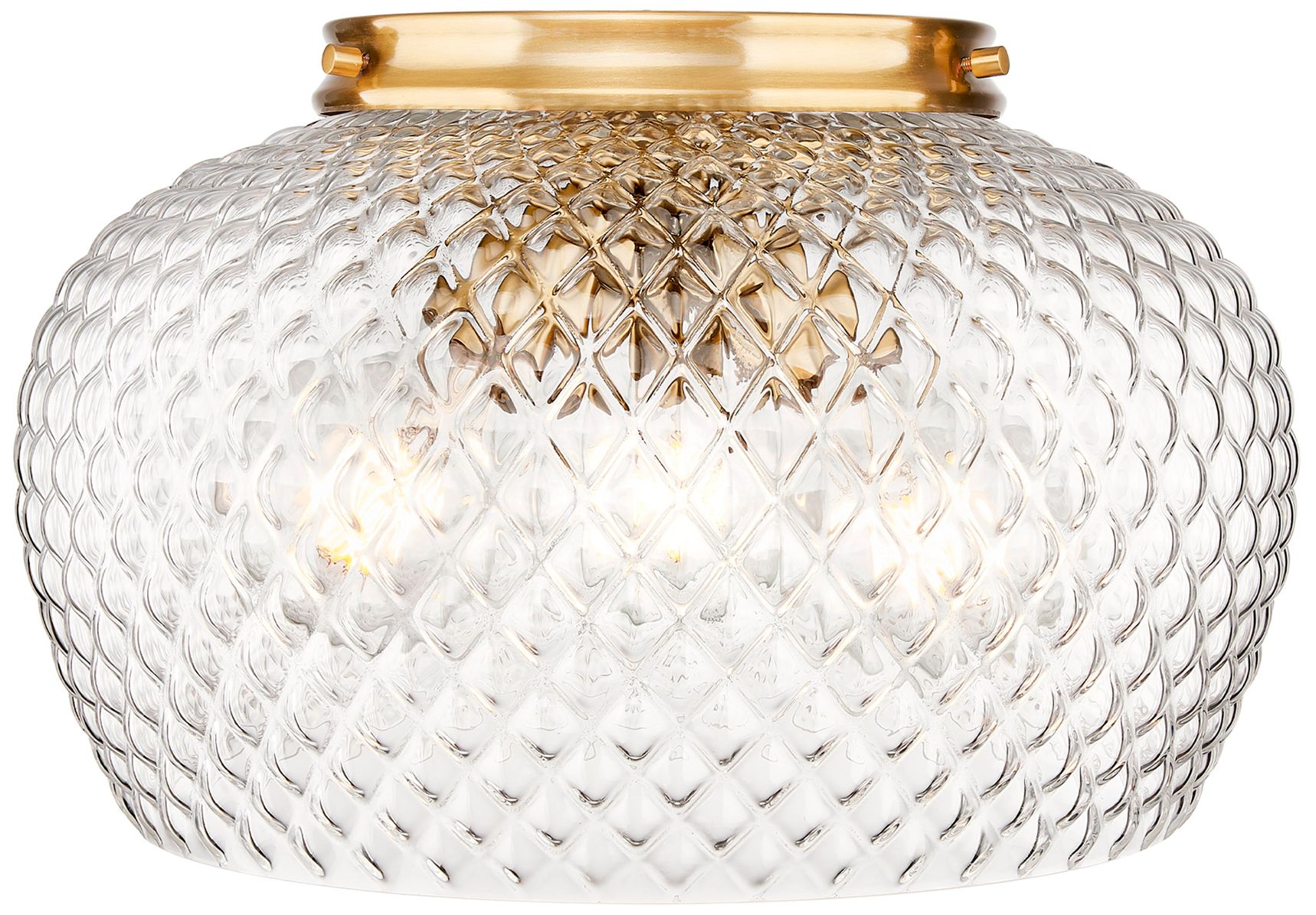 Adeline 14" Wide Modern Brushed Gold 3-Light Ceiling Light