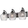 1_Adeline 26 1/4" Wide Matte Black 3-Light Vanity Bath Light