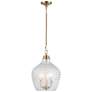 1_Adeline 3-Light Pendant in Modern Brushed Gold with Clear Glass
