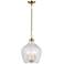 Adeline 3-Light Pendant in Modern Brushed Gold with Clear Glass