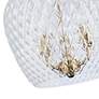 3_Adeline 3-Light Pendant in Modern Brushed Gold with Clear Glass more views