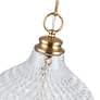 4_Adeline 3-Light Pendant in Modern Brushed Gold with Clear Glass more views