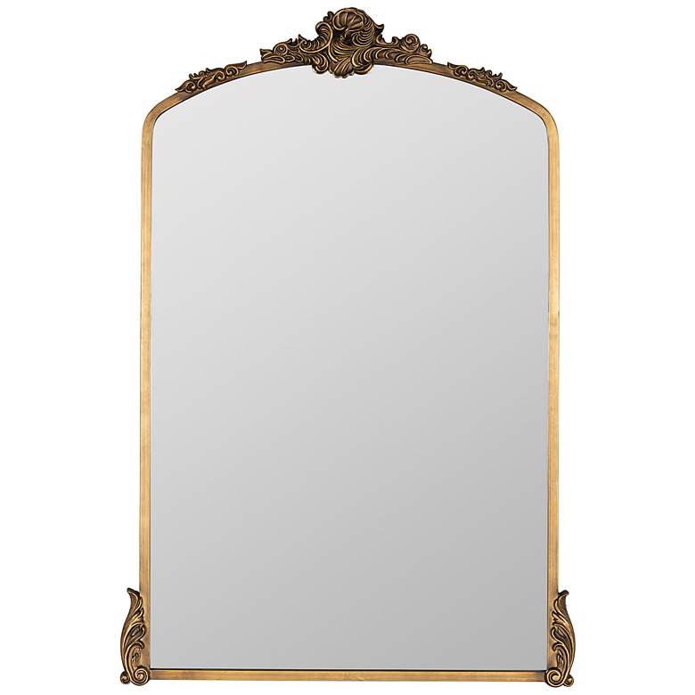 Image 2 Adeline Antique Gold 26" x 38 3/4" Ornate Wall Mirror