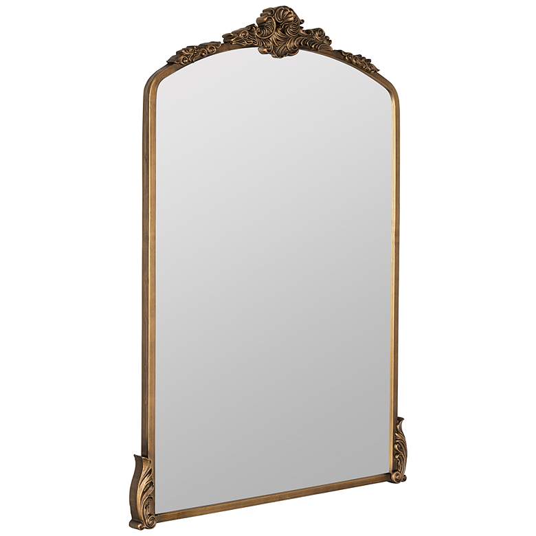 Image 5 Adeline Antique Gold 26" x 38 3/4" Ornate Wall Mirror more views
