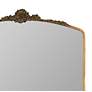 Adeline Antique Gold 38" x 39" Ornate Wall Mirror