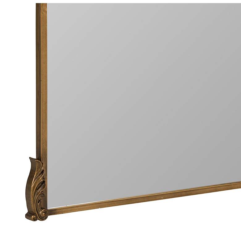 Image 4 Adeline Antique Gold 38" x 39" Ornate Wall Mirror more views