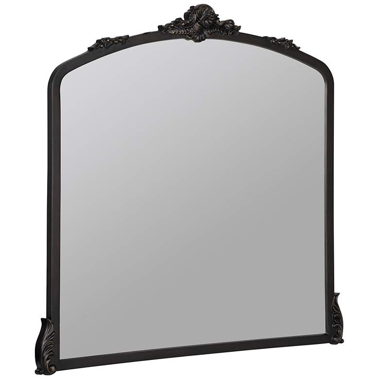 Image 2 Adeline Bronze 37 3/4" x 39" Ornate Wall Mirror more views