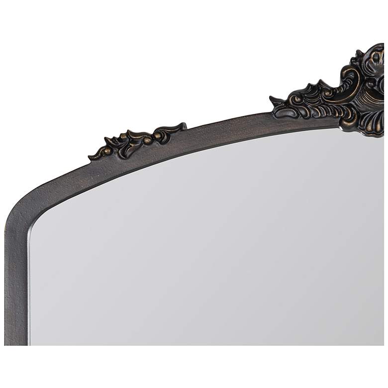 Image 5 Adeline Bronze 37 3/4" x 39" Ornate Wall Mirror more views