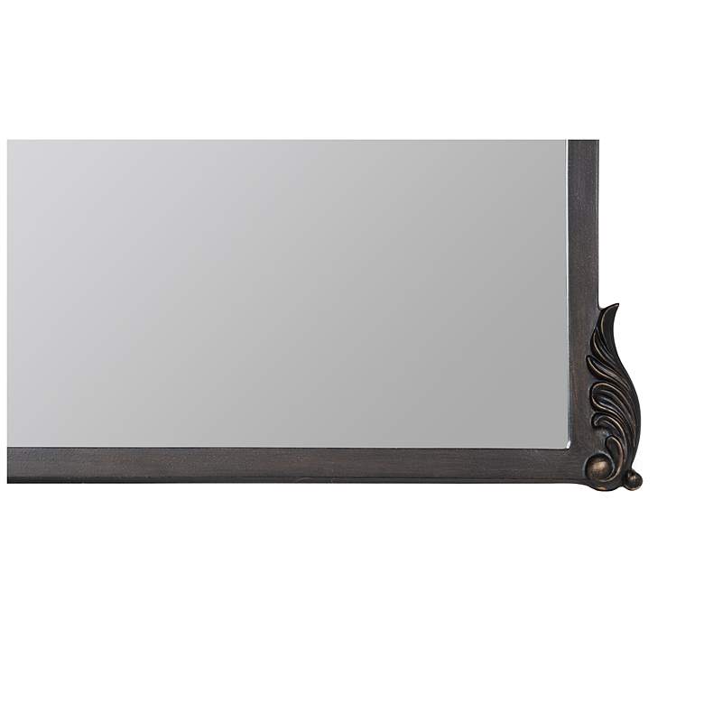 Image 6 Adeline Bronze 37 3/4" x 39" Ornate Wall Mirror more views