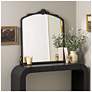 7_Adeline Bronze 37 3/4" x 39" Ornate Wall Mirror more views