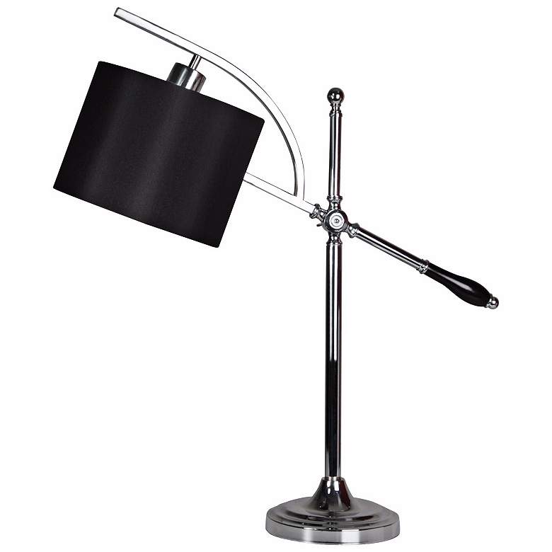 Image 1 Adeline Chrome Boom Arm Desk Lamp