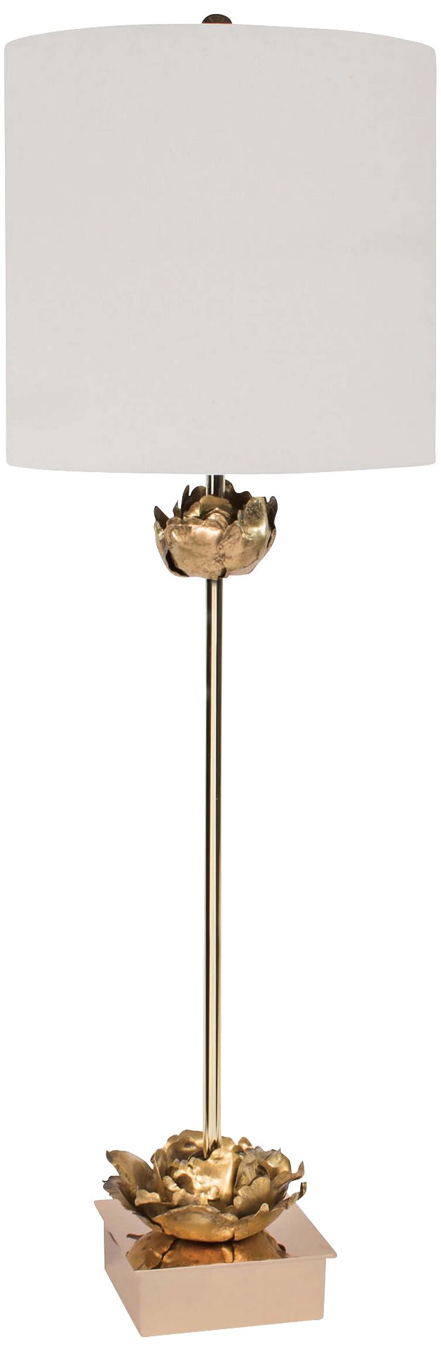 gold flower lamp