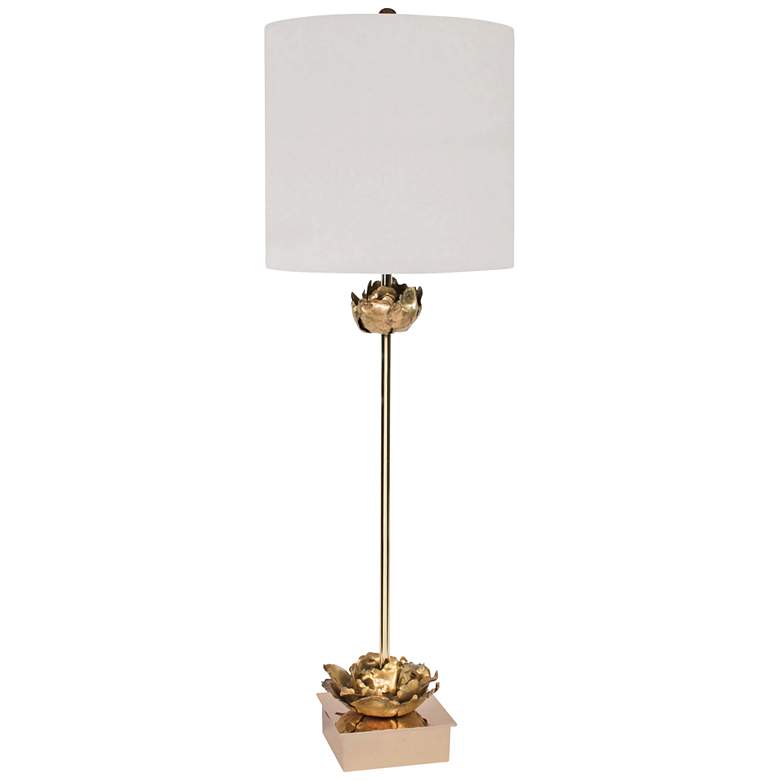 Image 1 Adeline Gold Flower Bloom Metal Table Lamp by Regina Andrew Design