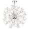 Adelle 24 1/2" Wide Chrome and Crystal 12-Light Chandelier