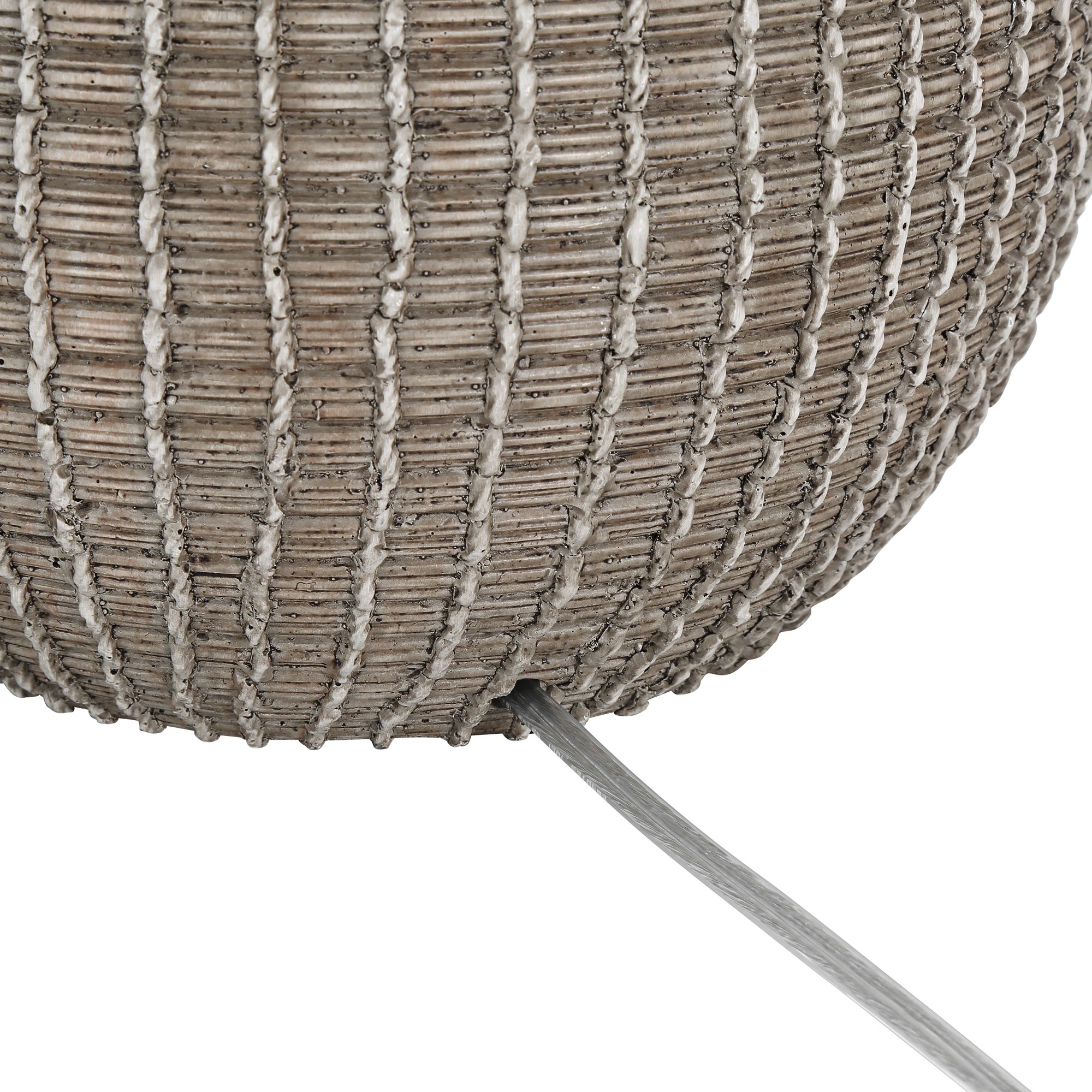Adelyn 28" High Natural Beige Gourd Table Lamp in scene