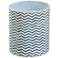 Aden 18" Natural Bone and Blue Accent Table