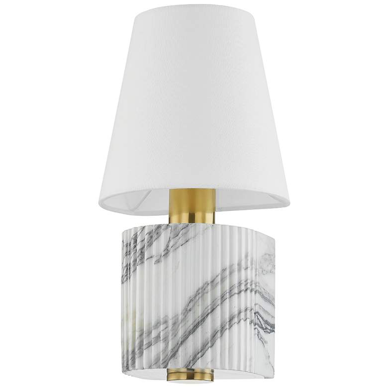 Image 1 Aden Vintage Brass 1 Light Sconce
