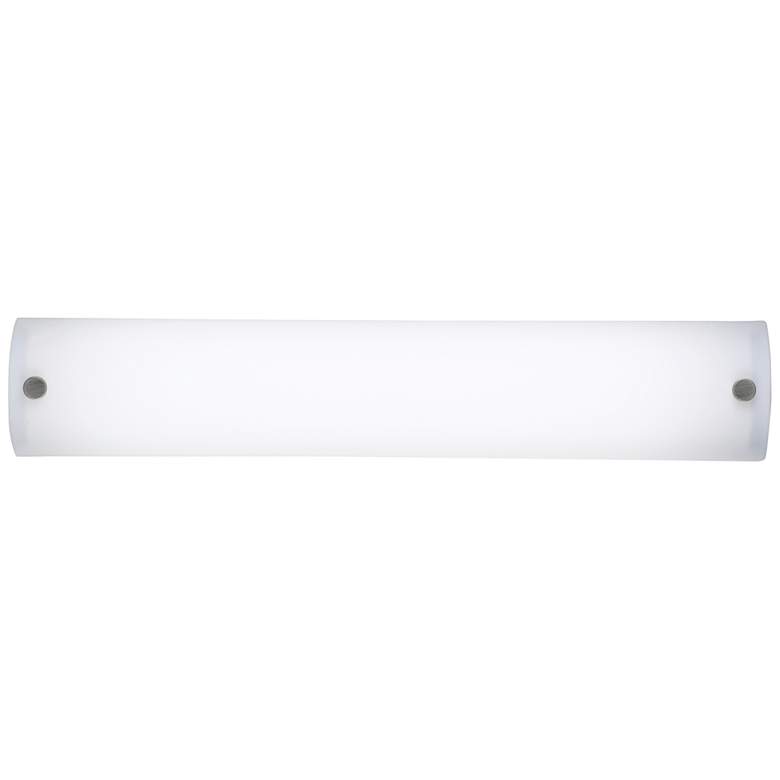 Image 1 Adena 24 1/2 inch Wide Frosted White Bath Bar