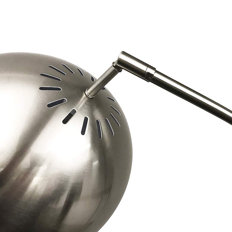 Image 3 Adesso Astoria 78" High Brushed Steel Metal Modern Arc Floor Lamp more views