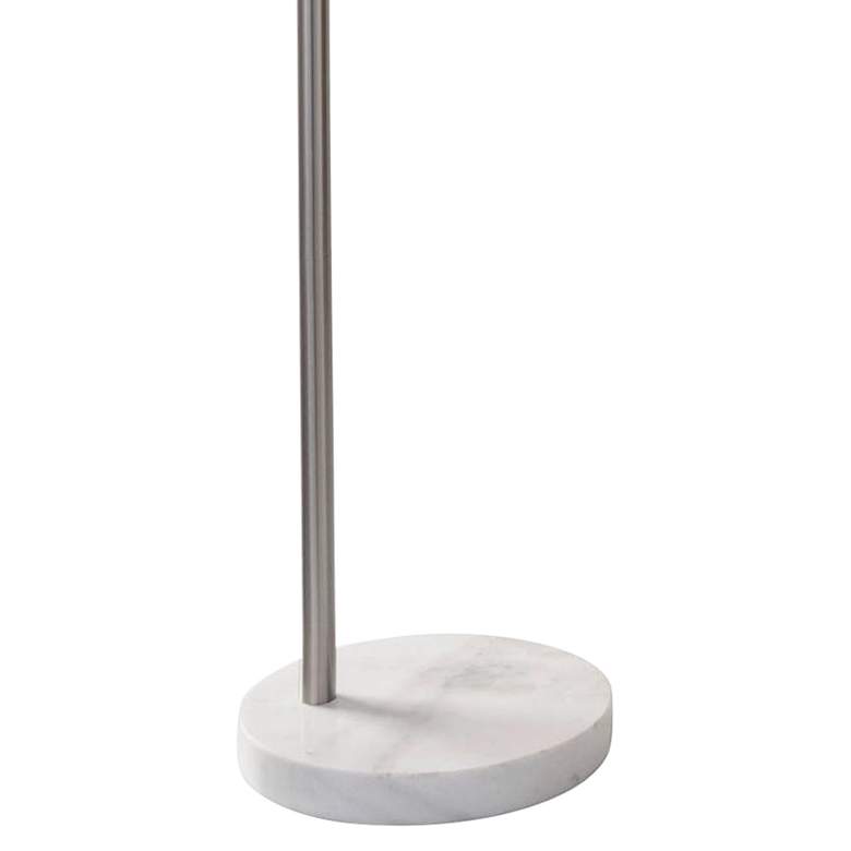 Image 4 Adesso Astoria 78" High Brushed Steel Metal Modern Arc Floor Lamp more views