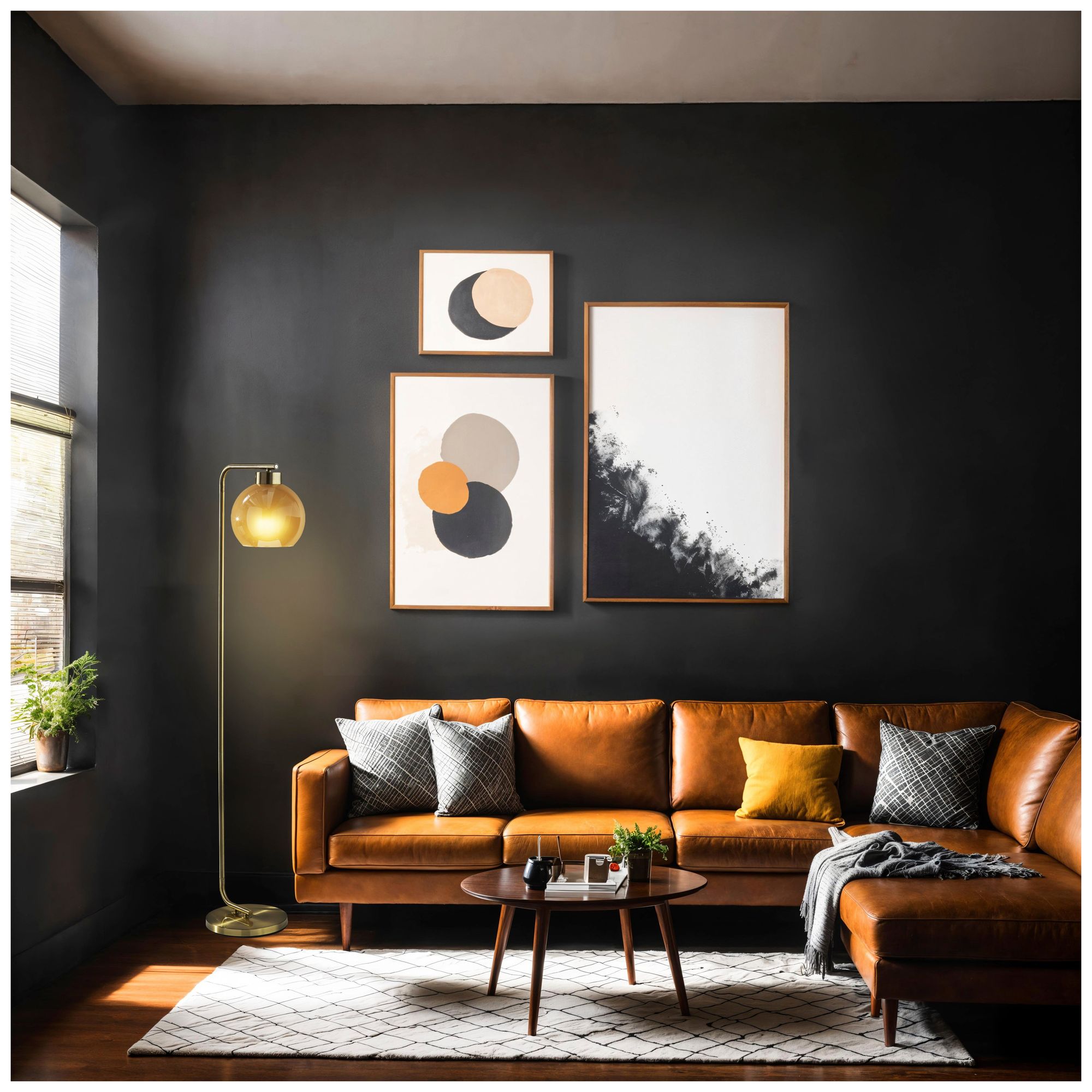 Image 2 Adesso Atticus Floor Lamp - Antique Brass more views