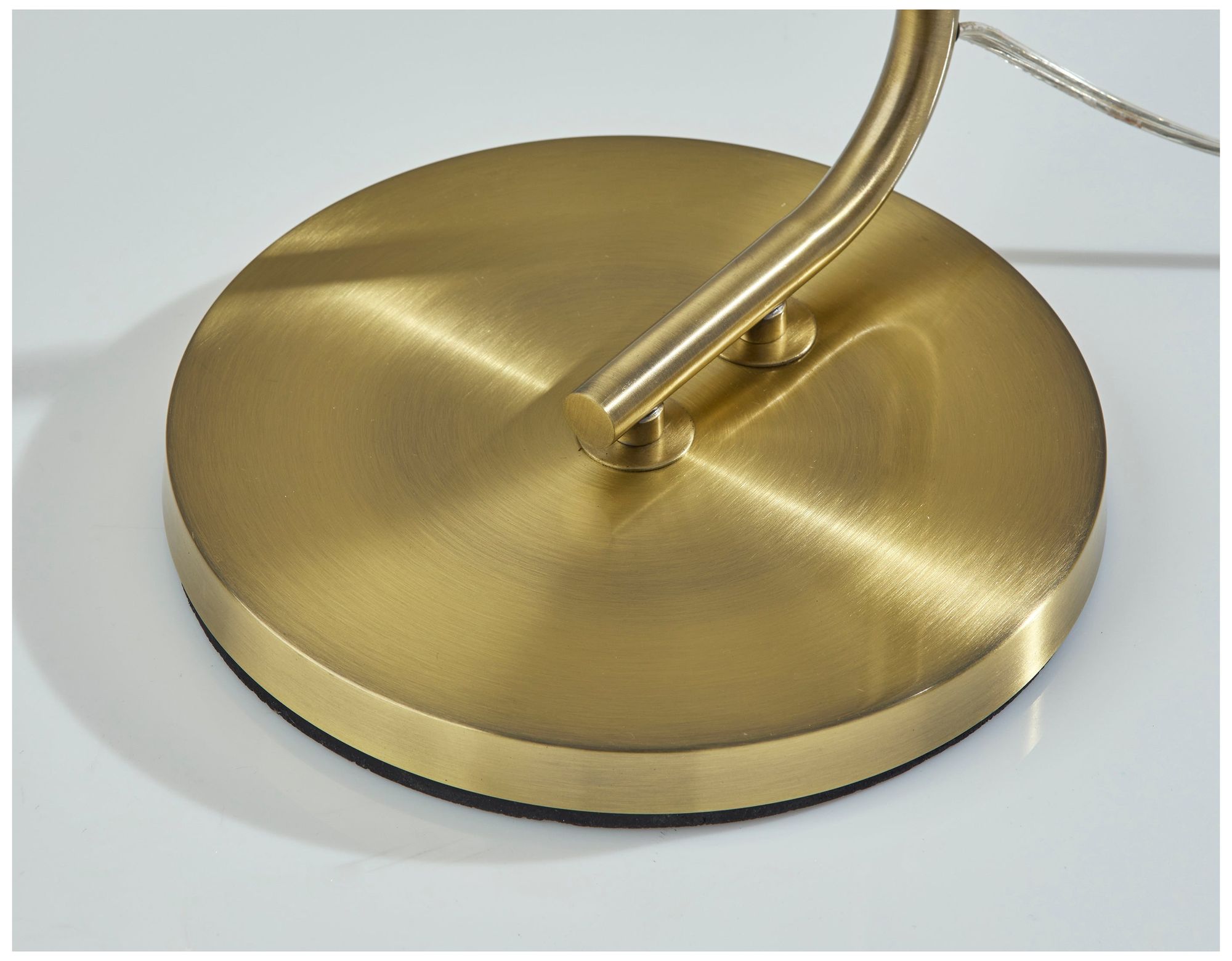 Image 4 Adesso Atticus Floor Lamp - Antique Brass more views