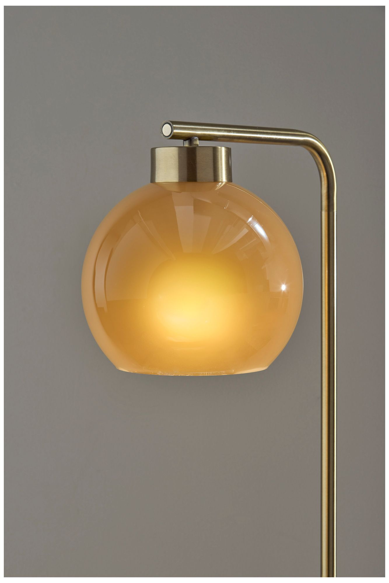 Image 5 Adesso Atticus Floor Lamp - Antique Brass more views