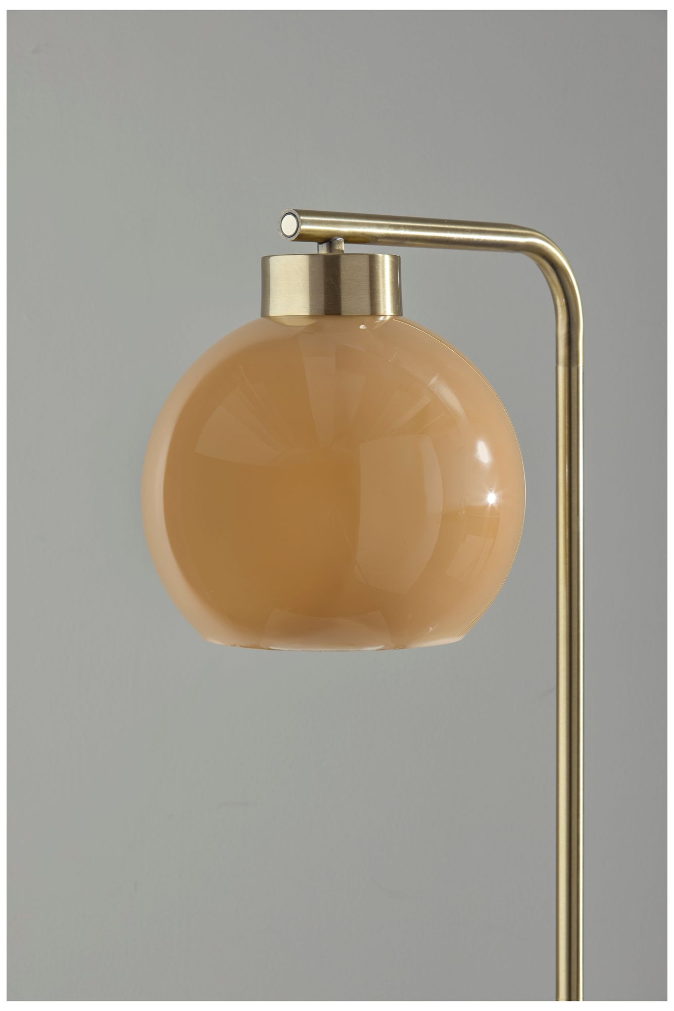 Image 6 Adesso Atticus Floor Lamp - Antique Brass more views