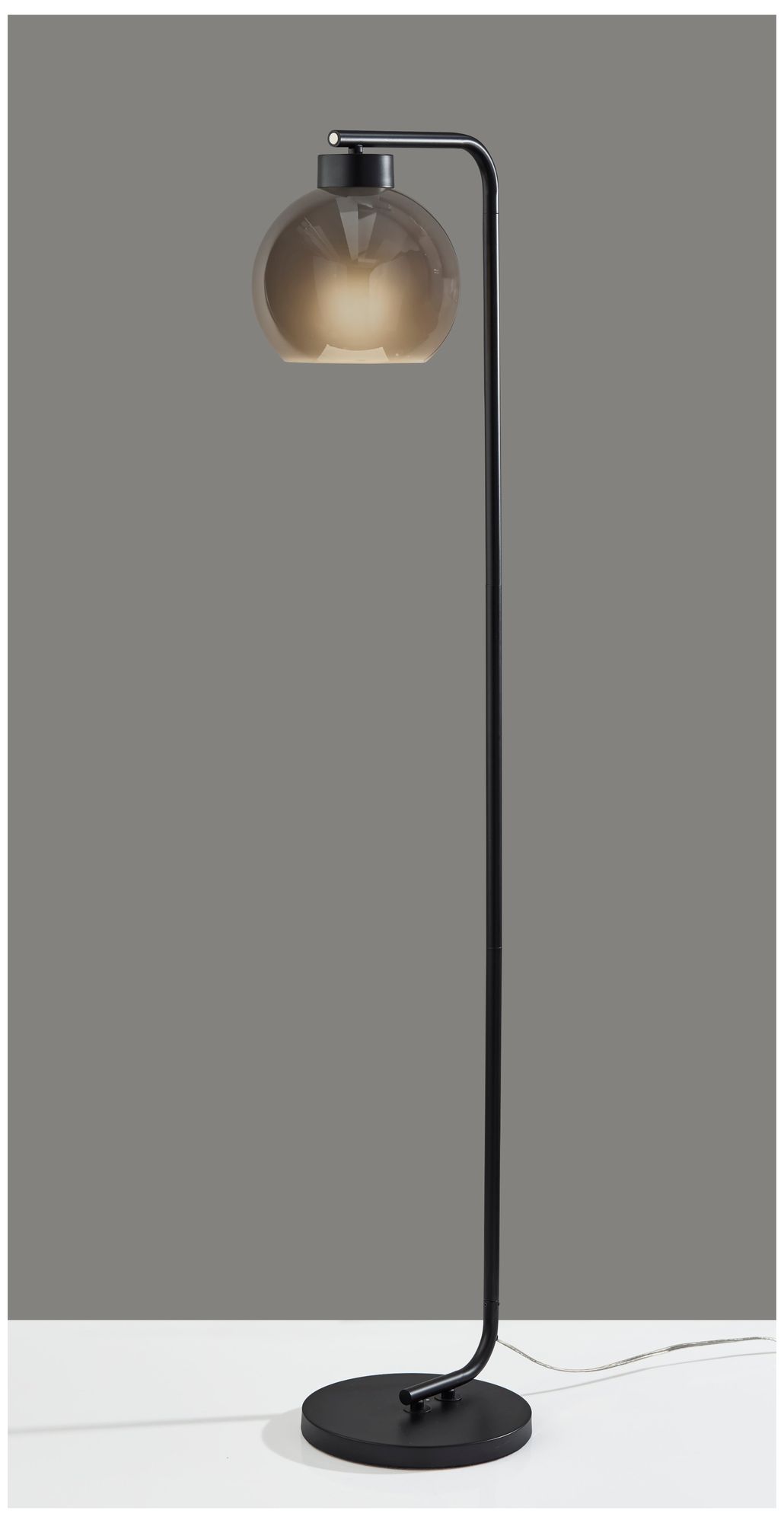 Adesso Atticus Floor Lamp - Black