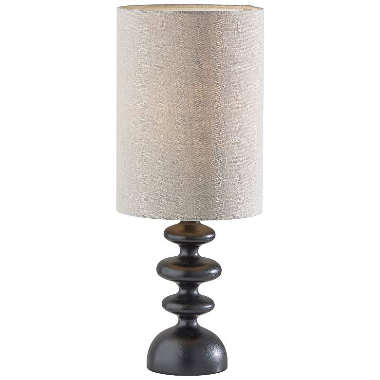 Image 1 Adesso Beatrice 22 1/2" Matte Black Modern Accent Table Lamp