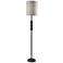 Adesso Beatrice 68" High Matte Black Metal Modern Floor Lamp