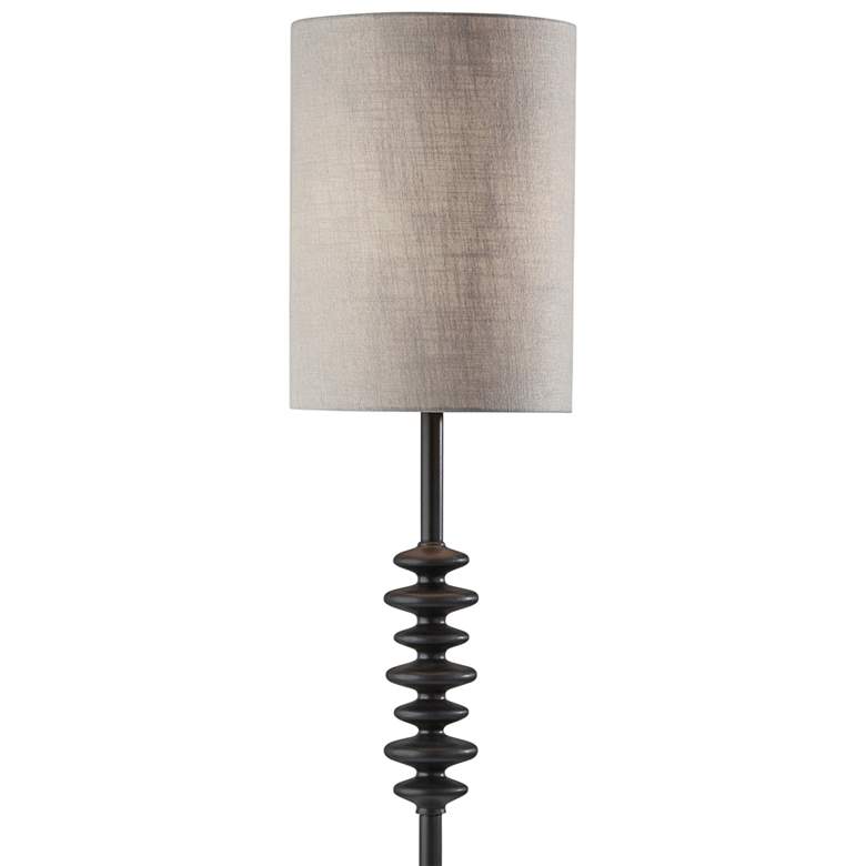 Image 2 Adesso Beatrice 68" High Matte Black Metal Modern Floor Lamp more views
