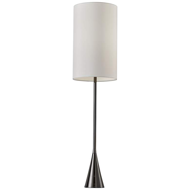 Image 2 Adesso Bella 36.5 inch High Black Nickel Modern Touch Table Lamp