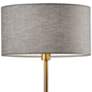 2_Adesso Bergen 59" High Modern Black and Antique Brass Floor Lamp more views