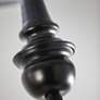 2_Adesso Charles 60" High Black Metal Stem Floor Lamp more views