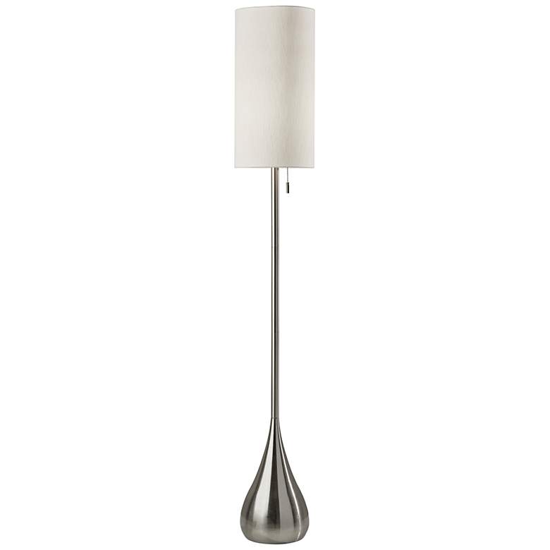 Image 1 Adesso Christina 68" High Modern Silver Chrome Droplet Floor Lamp