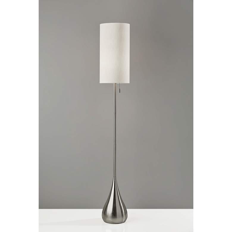 Image 3 Adesso Christina 68" High Modern Silver Chrome Droplet Floor Lamp more views