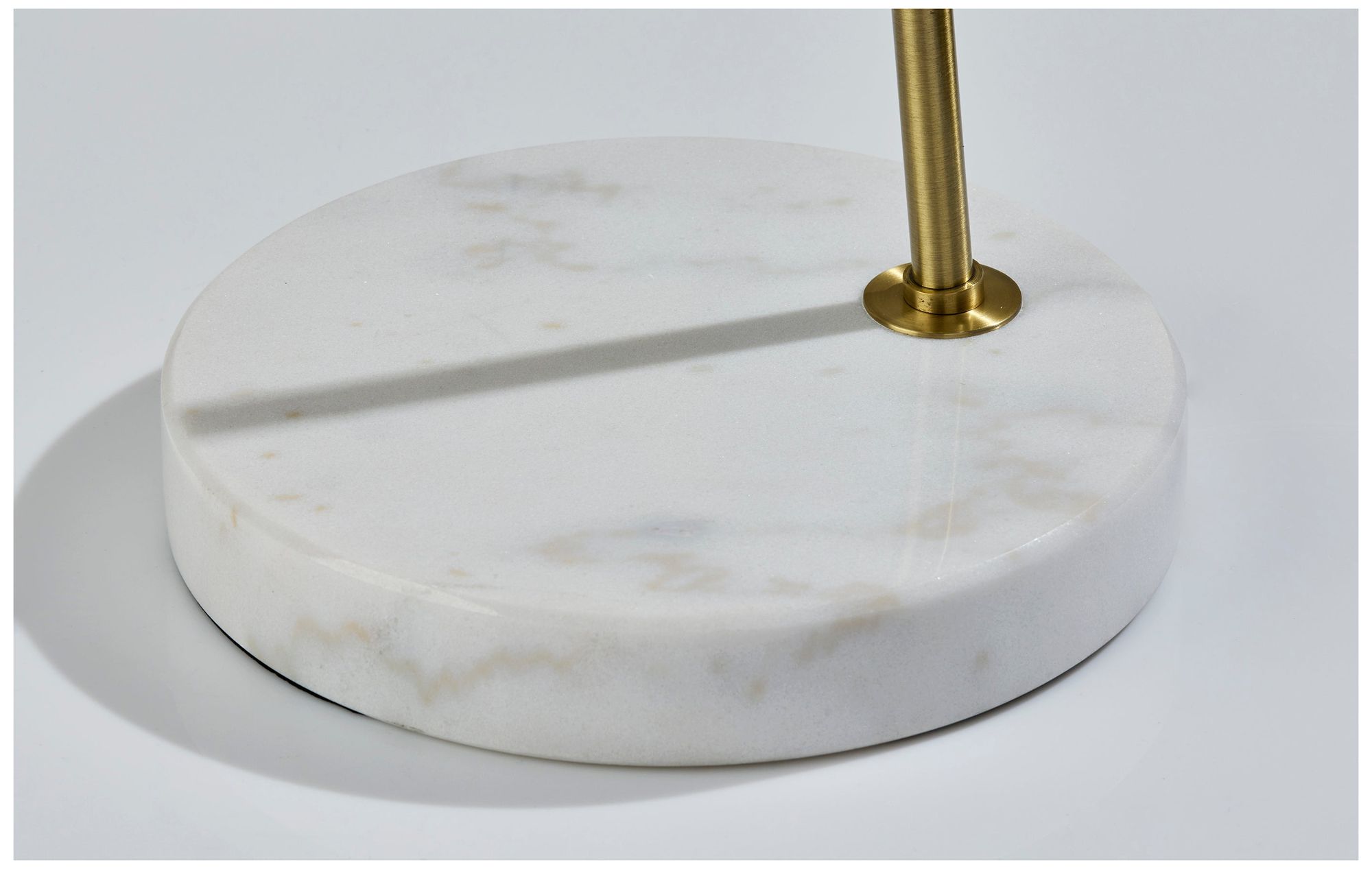 Image 7 Adesso Chrystie Arc Lamp - Antique Brass more views