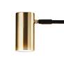 Adesso Collette Black and Brass Modern Adjustable Arm LED Floor Lamp