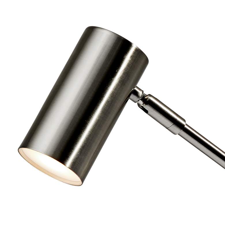 Image 4 Adesso Collette Brushed Steel LED Desk Lamp with Charging Pad and USB more views