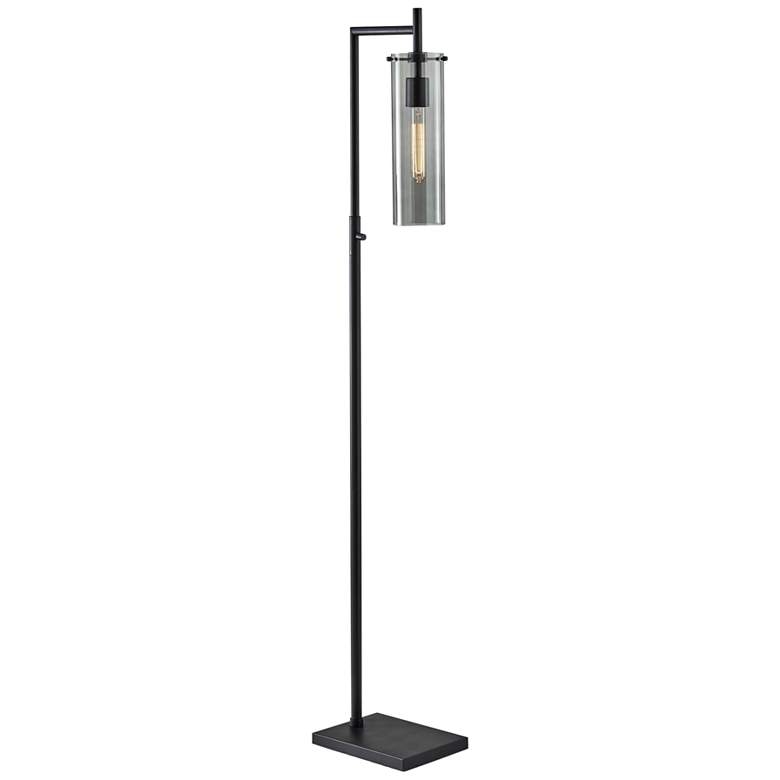 Image 3 Adesso Dalton 62 1/2" High Modern Industrial Black Metal Floor Lamp