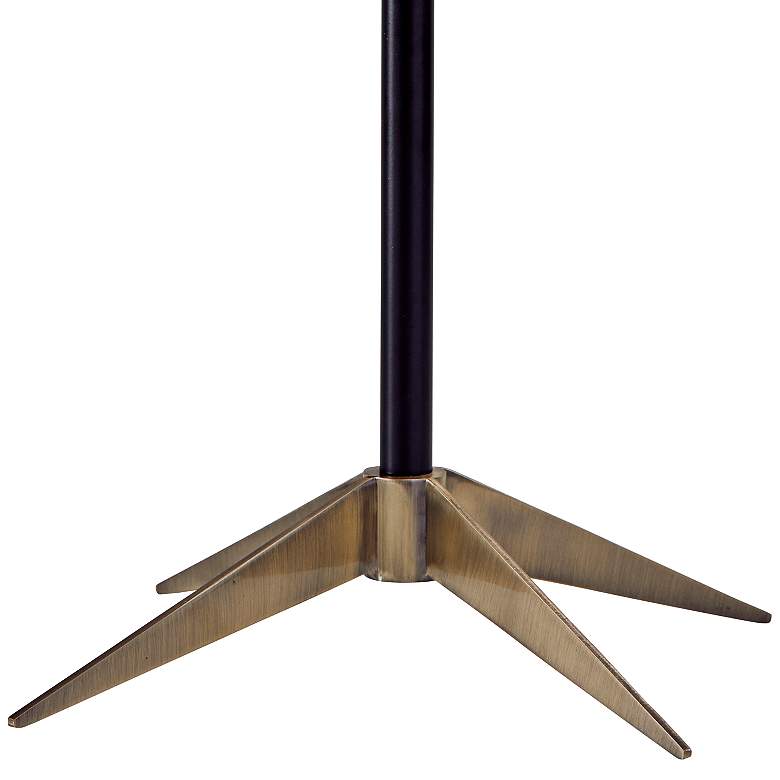 Image 2 Adesso Davis 26 3/4" Modern Matte Black and Antique Brass Table Lamp more views