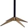 2_Adesso Davis 26 3/4" Modern Matte Black and Antique Brass Table Lamp more views