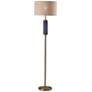 2_Adesso Delilah 64 1/2" High Antique Brass Metal Floor Lamp