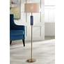 1_Adesso Delilah 64 1/2" High Antique Brass Metal Floor Lamp
