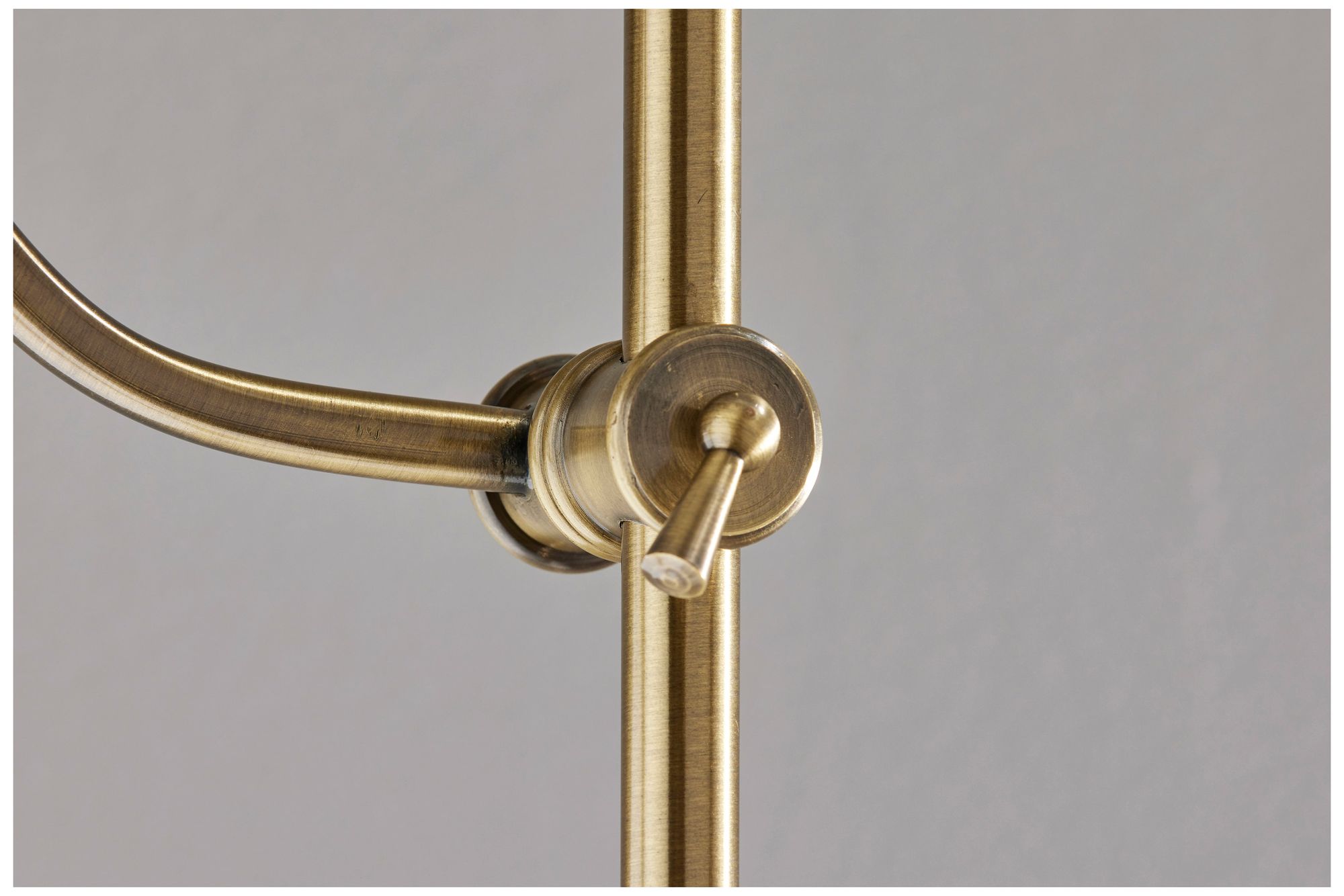 Image 7 Adesso Derby Floor Lamp - Antique Brass more views