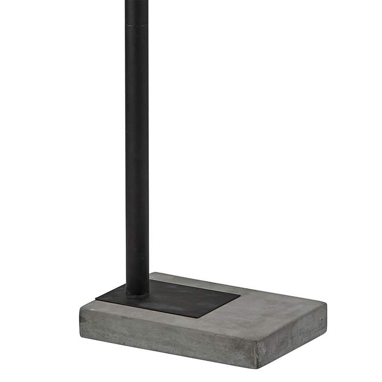 Image 4 Adesso Devin 60 3/4" Black Metal Offset Arm Modern Floor Lamp more views